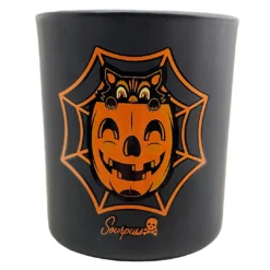 SOURPUSS HALLOWEEN PUMPKIN CAT CANDLE Haunted Homewares