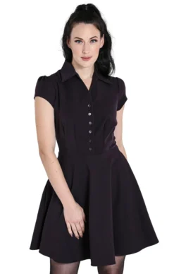 HELL BUNNY CARLIE MINI DRESS PURPLE 11 HELL BUNNY CARLIE MINI DRESS PURPLE