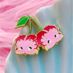 BOBBY PINS CO. CHERRY BOOP ENAMEL PIN Back In Stock