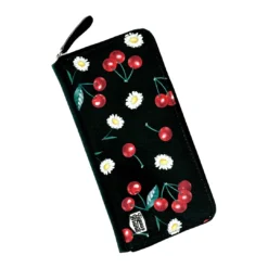 Accessories LIQUORBRAND CHERRY DAISY WALLET BLACK