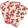 None Lifestyle CHERRY PRINT MAKE UP REMOVING CLOTHS