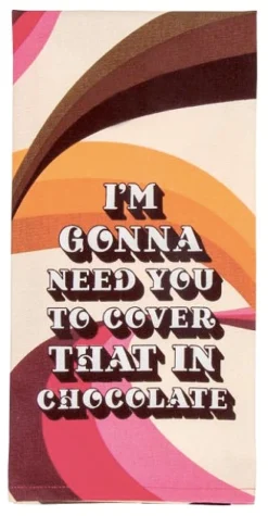 Blue Q Homewares COVER IN CHOCOLATE DISH TOWEL