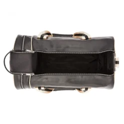 FRED PERRY CLASSIC BARREL BAG BLACK/ECRU