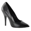 None Footwear CLASSIC POINTED TOE PUMP BLACK