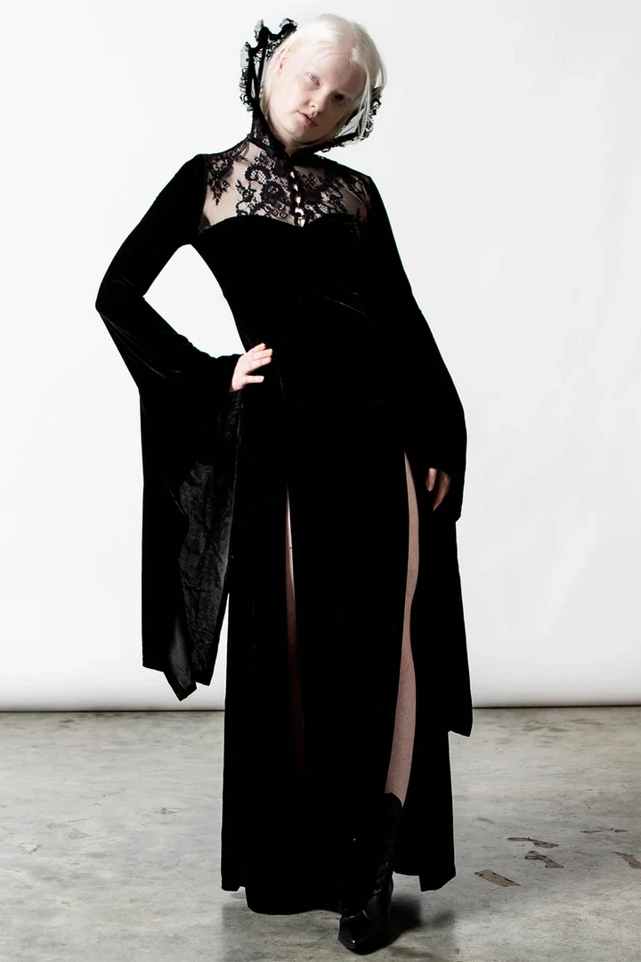 KILLSTAR DAWN MAXI DRESS BLACK 6 KILLSTAR DAWN MAXI DRESS BLACK
