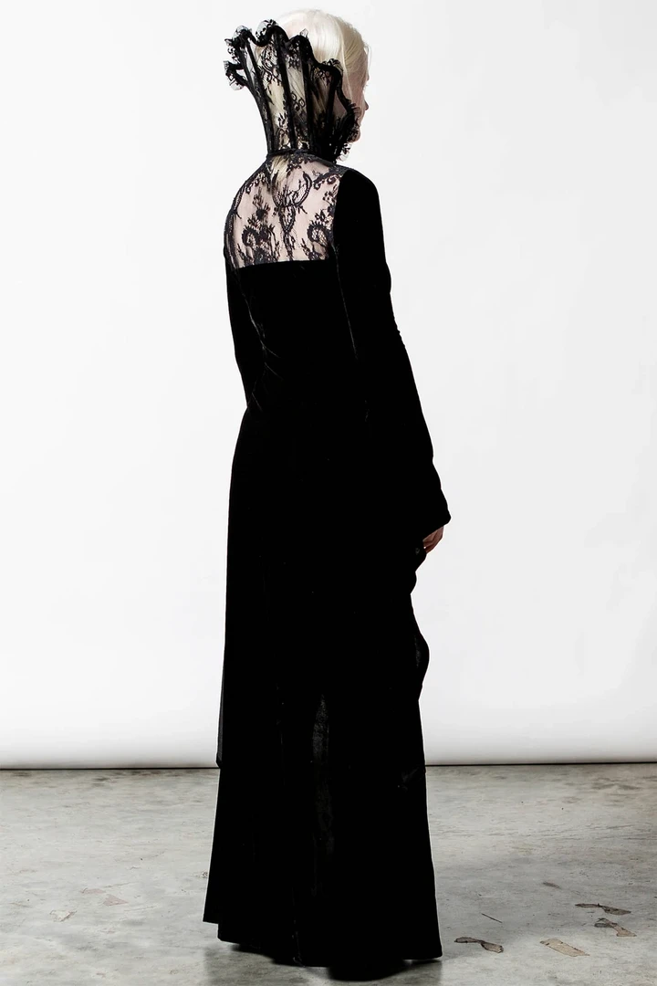 KILLSTAR DAWN MAXI DRESS BLACK 7 KILLSTAR DAWN MAXI DRESS BLACK