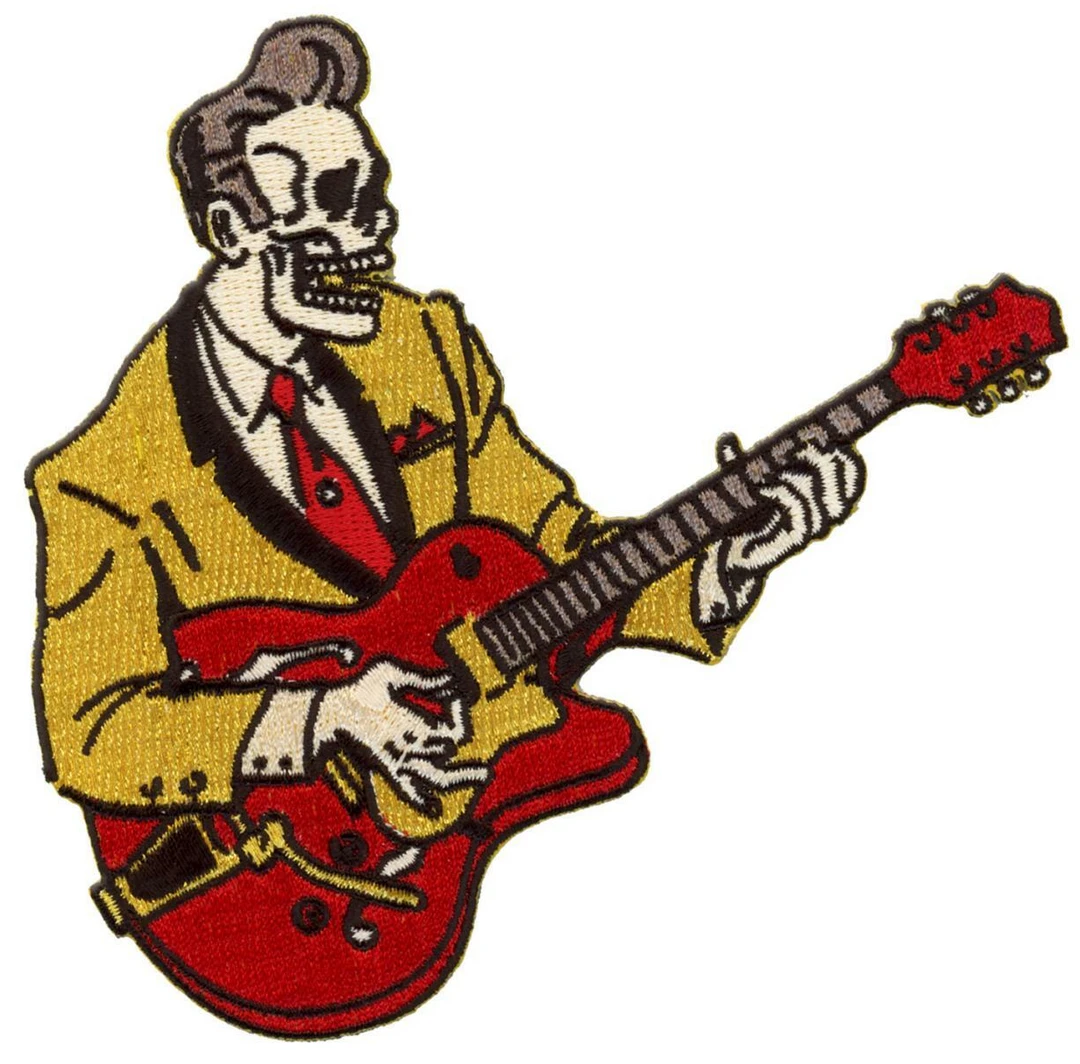 Accessories RETRO A GO GO DEAD ROCKER PATCH 3 Accessories RETRO A GO GO DEAD ROCKER PATCH