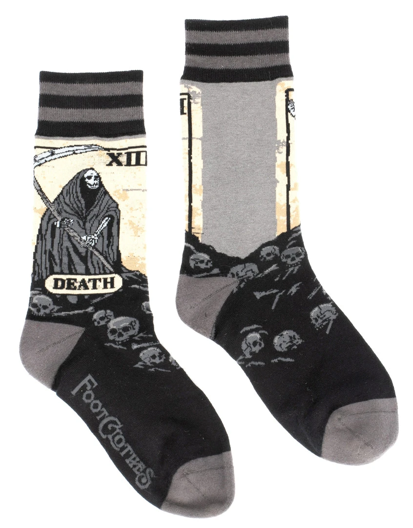 FOOTCLOTHES DEATH TAROT CARD CREW SOCKS Back In Stock 3 FOOTCLOTHES DEATH TAROT CARD CREW SOCKS Back In Stock