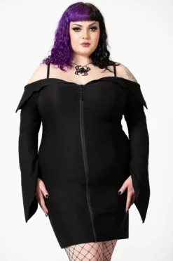 KILLSTAR DEMELZA BARDOT ZIP DRESS Shop Sour+Plus 14 KILLSTAR DEMELZA BARDOT ZIP DRESS Shop Sour+Plus