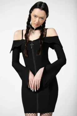 KILLSTAR DEMELZA BARDOT ZIP DRESS Shop Sour+Plus 16 KILLSTAR DEMELZA BARDOT ZIP DRESS Shop Sour+Plus