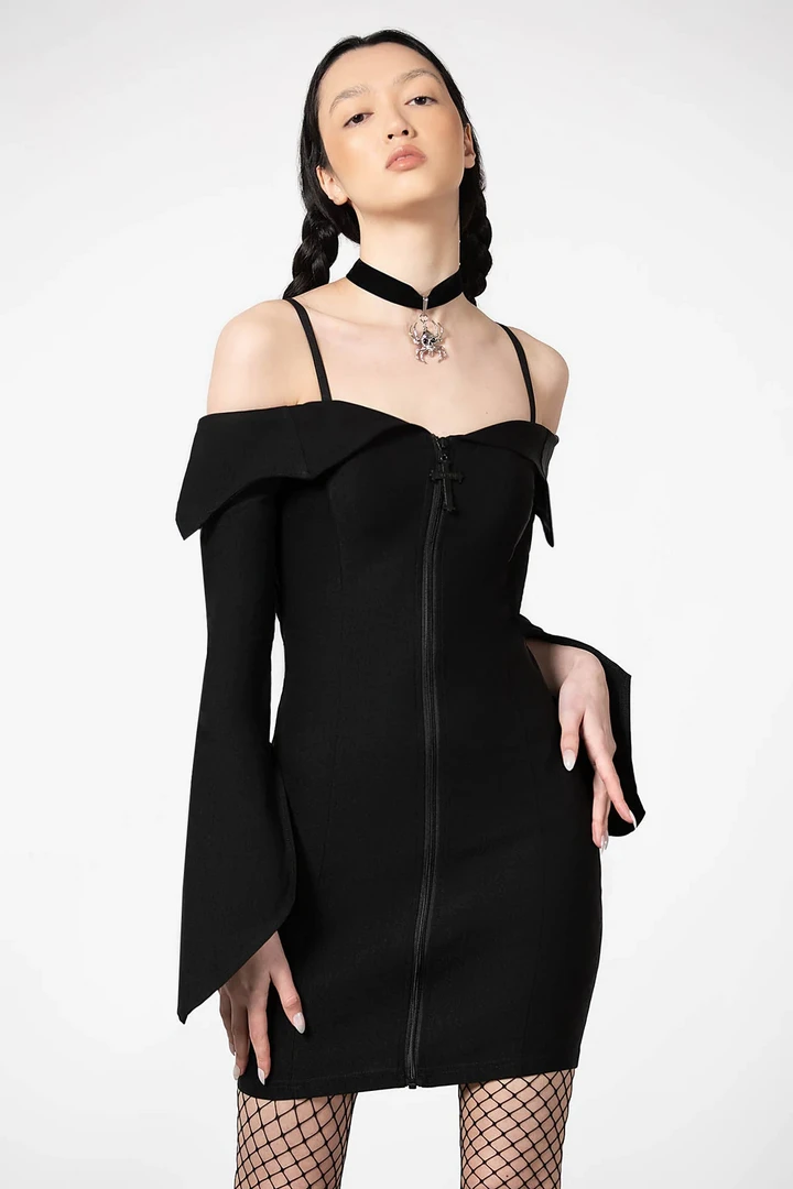 KILLSTAR DEMELZA BARDOT ZIP DRESS Shop Sour+Plus 9 KILLSTAR DEMELZA BARDOT ZIP DRESS Shop Sour+Plus