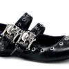 DEMONIA SKULLED MARY JANE FLATS Footwear 1 DEMONIA SKULLED MARY JANE FLATS Footwear