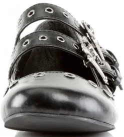 DEMONIA SKULLED MARY JANE FLATS Footwear 9 DEMONIA SKULLED MARY JANE FLATS Footwear