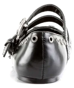DEMONIA SKULLED MARY JANE FLATS Footwear 8 DEMONIA SKULLED MARY JANE FLATS Footwear
