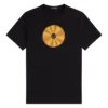 FRED PERRY DISC GRAPHIC T SHIRT BLK