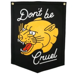 OXFORD PENNANT DON'T BE CRUEL CAMP FLAG Homewares