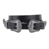 None CALAMITY DOUBLE BUCKLE BELT
