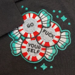 Shop Sourpuss SOURPUSS GFY CANDIES ROSIE DRESS