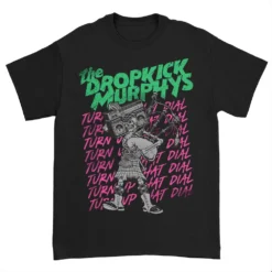 Graphic Tees DROPKICK MURPHYS TURN UP THAT DIAL SKELLY PIPER T SHIRT I'm With The Band