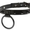 None Back In Stock ELEMENT BLACK HANGING RING SPIKE CHOKER