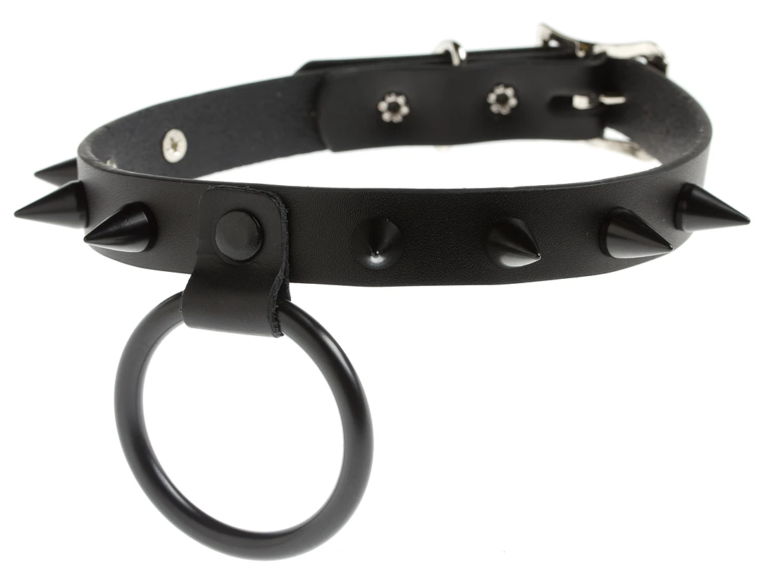 None Back In Stock ELEMENT BLACK HANGING RING SPIKE CHOKER 3 None Back In Stock ELEMENT BLACK HANGING RING SPIKE CHOKER