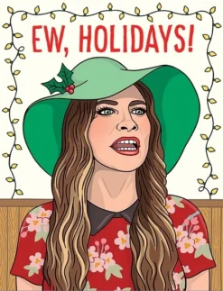 None EW, HOLIDAYS! GREETING CARD
