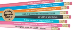 WHISKEY RIVER SOAP CO. FIRST WORLD PROBLEMS PENCILS