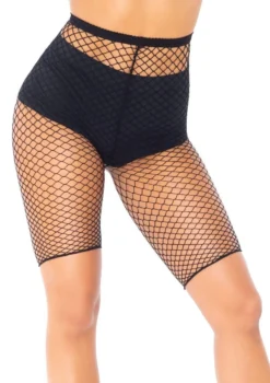 None Ghouls Just Wanna Have Sun INDUSTRIAL NET BIKER SHORTS BLACK