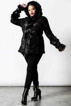 Shop Sour+Plus KILLSTAR FLIES BY NIGHT FAUX-FUR COAT 9 Shop Sour+Plus KILLSTAR FLIES BY NIGHT FAUX-FUR COAT