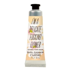 Blue Q What's New I'M A DELICATE F*CKING FLOWER HAND CREAM MAGNOLIA
