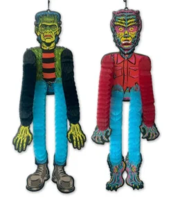 Homewares RETRO A GO GO PARTY KILLERS DECORATIONS CRANKY FRANKIE & SHOCK WOLF