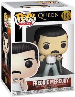 Funko I'm With The Band POP! ROCKS: QUEEN FREDDIE MERCURY RADIO GAGA 1985 FIGURE