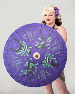 SOURPUSS FRANKIE A GO GO PARASOL Ghouls Just Wanna Have Sun