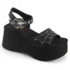 Back In Stock DEMONIA SPIDER BUCKLE PLATFORM ANKLE STRAP SANDALS BLACK 1 Back In Stock DEMONIA SPIDER BUCKLE PLATFORM ANKLE STRAP SANDALS BLACK