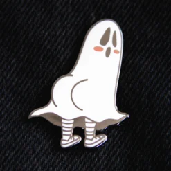 ECTOGASM BOOTY GHOST ENAMEL PIN What's New