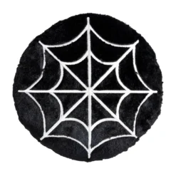 SOURPUSS FURRY SPIDERWEB PILLOW