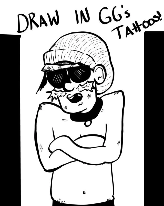 None GG ALLIN: ROCK AND ROLL TERRORIST COLORING AND ACTIVITY BOOK I'm With The Band 4 None GG ALLIN: ROCK AND ROLL TERRORIST COLORING AND ACTIVITY BOOK I'm With The Band