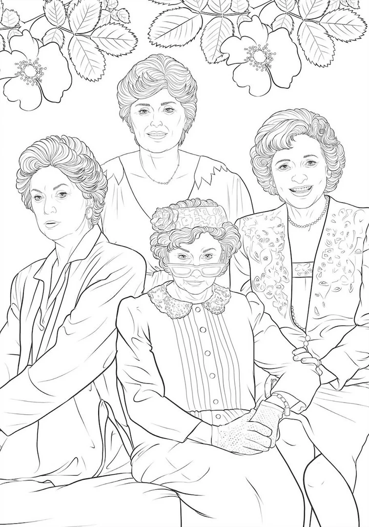 None THE ART OF COLORING: THE GOLDEN GIRLS COLORING BOOK Lifestyle 5 None THE ART OF COLORING: THE GOLDEN GIRLS COLORING BOOK Lifestyle