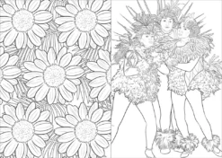 None THE ART OF COLORING: THE GOLDEN GIRLS COLORING BOOK Lifestyle
