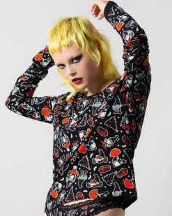 KILLSTAR GNOMIES LONG SLEEVE TOP Shop Sour+Plus