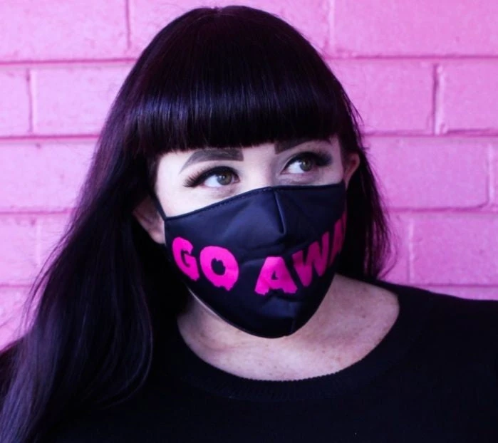 Shop Sourpuss SOURPUSS GO AWAY MASK 3 Shop Sourpuss SOURPUSS GO AWAY MASK