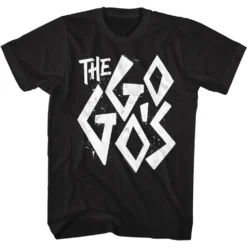 Graphic Tees THE GO GO'S DISTRESS LOGO T SHIRT