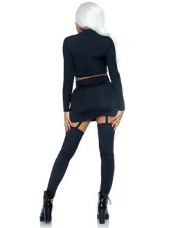 None TWO PIECE GOLDEN SKELETON COSTUME Apparel