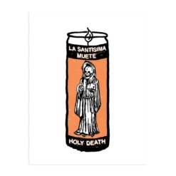 SMITTEN KITTEN GOOD FORTUNE PRAYER CANDLE CARD