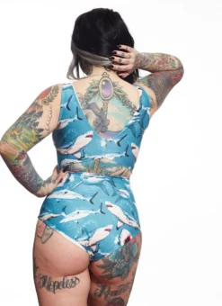 SOURPUSS SHARK ATTACK MONOKINI 11 SOURPUSS SHARK ATTACK MONOKINI
