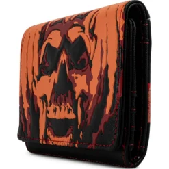 LOUNGEFLY HALLOWEEN II MICHAEL MYERS PUMPKIN TRIFOLD WALLET 7 LOUNGEFLY HALLOWEEN II MICHAEL MYERS PUMPKIN TRIFOLD WALLET