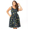 MISS LULO SUMMER NIGHTS HEIDI SWING DRESS