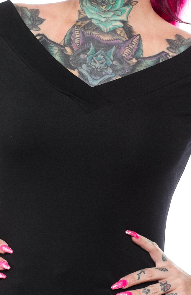 HELL BUNNY ALEX TOP BLACK Shop Sour+Plus 5 HELL BUNNY ALEX TOP BLACK Shop Sour+Plus