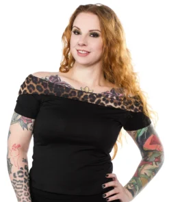 HELL BUNNY PANTHERA TOP