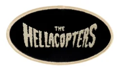 None THE HELLACOPTERS LOGO OVAL PATCH